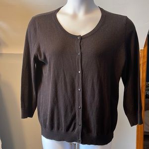 H&M Basics Black Cardigan L